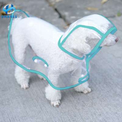 Best Selling Bulk Factory Teddy Puppy Transparent Dog Raincoat , Clothes For Dog Pet Clothes Dog Raincoats